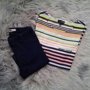FINAL SALE! The Limited colored stripe shirt